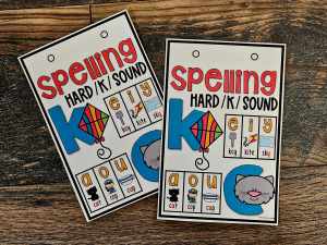 Desktop Anchor Chart: K vs C [*SOLD INDIVIDUALLY]