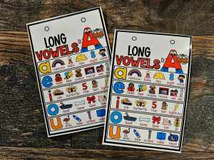Desktop Anchor Chart: Long Vowels [*SOLD INDIVIDUALLY]