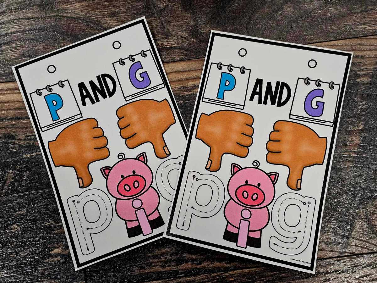Desktop Anchor Chart: Reversals P and G [*SOLD INDIVIDUALLY]