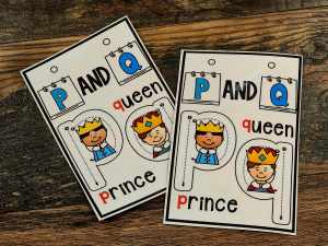 Desktop Anchor Chart: Reversals P and Q - Prince/Queen [*SOLD INDIVIDUALLY]