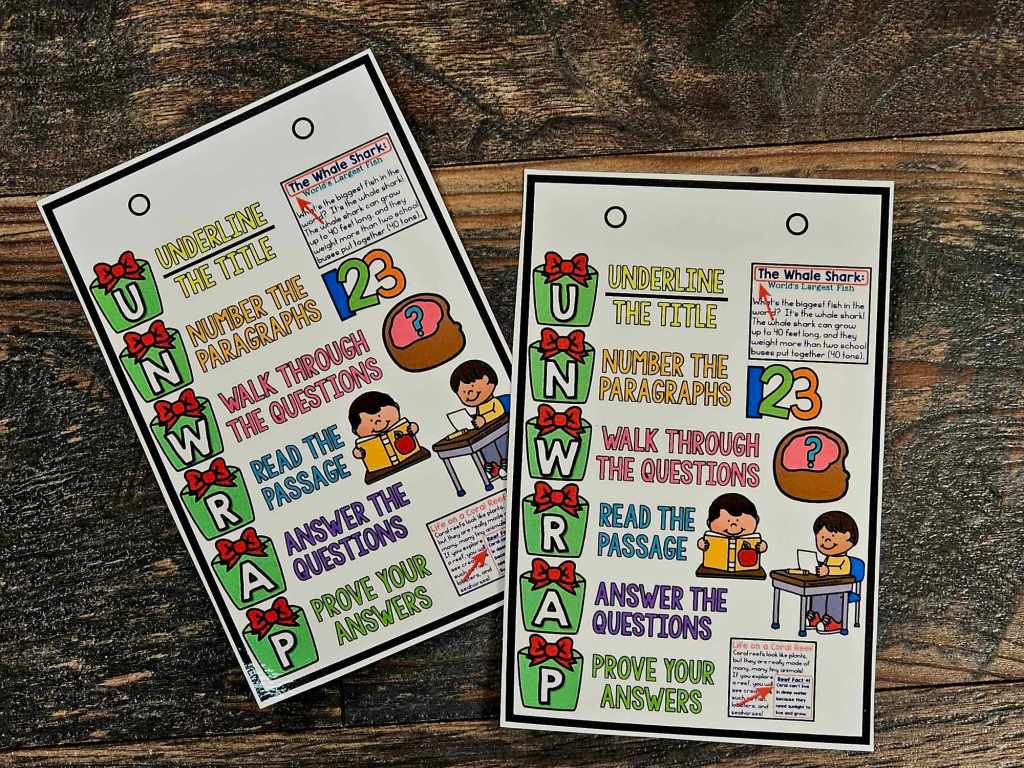 Desktop Anchor Chart: UNWRAP – Option 2 [*SOLD INDIVIDUALLY]