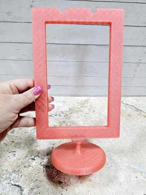 GLITTER Desktop Anchor Chart Stand Only [MAGNETIC] - Pink Glitter