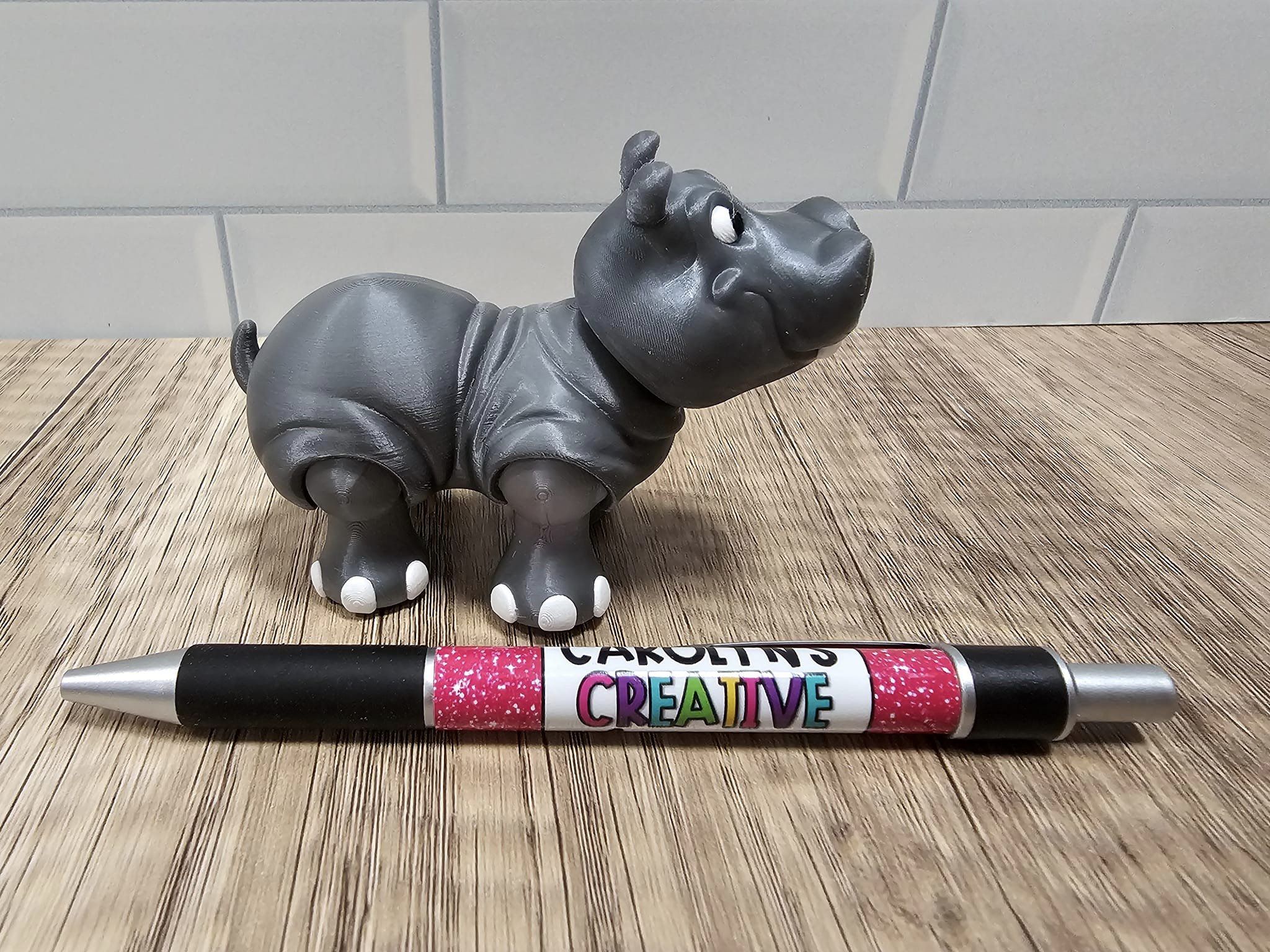 Carolyn's Classroom Critters: Hippo - Image 3