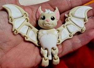 Carolyn's Classroom Critters: Bat - Tan