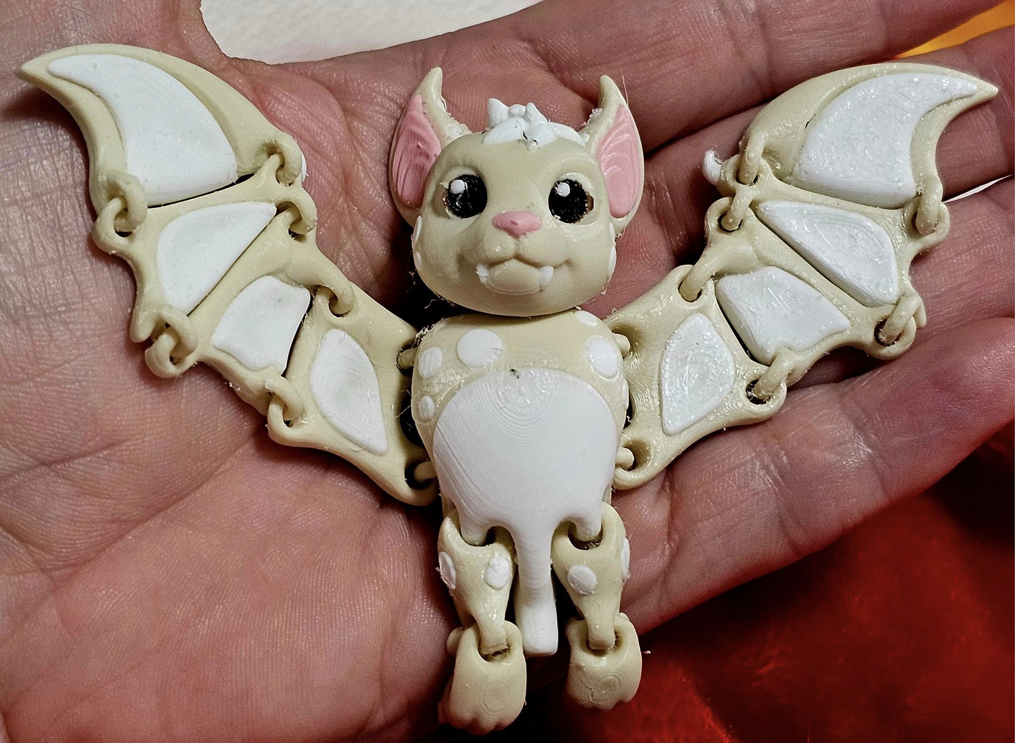 Carolyn's Classroom Critters: Bat - Tan