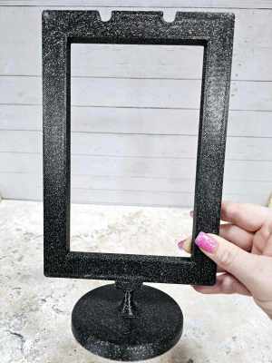 GLITTER Desktop Anchor Chart Stand Only [MAGNETIC] - Black Glitter