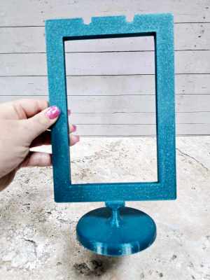 GLITTER Desktop Anchor Chart Stand Only [MAGNETIC] - Teal Glitter