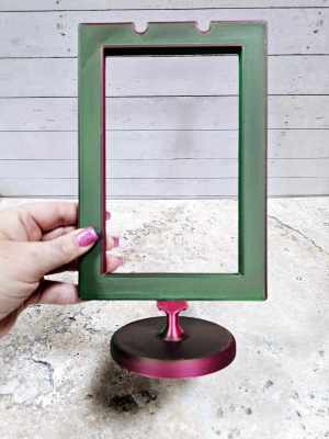 GLITTER Desktop Anchor Chart Stand Only [MAGNETIC] - Red and Green