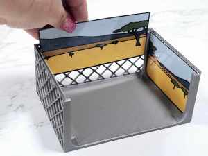 Backgrounds for Critter Cages (laminated, cut out, and ready to use!)