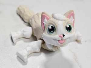 Carolyn's Classroom Critters: Tan & White Cat