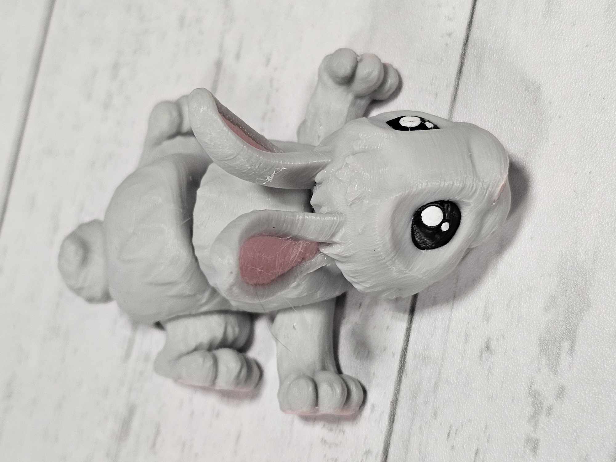 Carolyn's Classroom Critters: Bunny (Gray) - Image 3