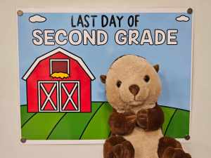 Last Day of School Backdrop Poster: Farm - Option #1