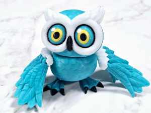 Carolyn's Classroom Critters: Owl (Teal)