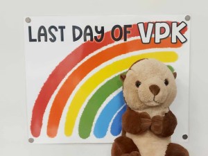 Last Day of School Backdrop Poster: Rainbow - Option #1