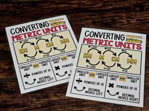 MINI Anchor Charts: Converting Metric Units