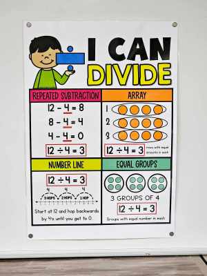 I Can Divide Anchor Chart [Hard Good] - Option #1