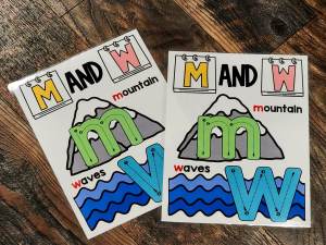 MINI Anchor Charts: M & W #1