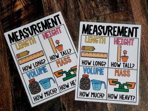 MINI Anchor Charts: Measurement #2