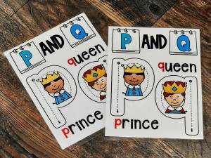 MINI Anchor Charts: P & Q #1