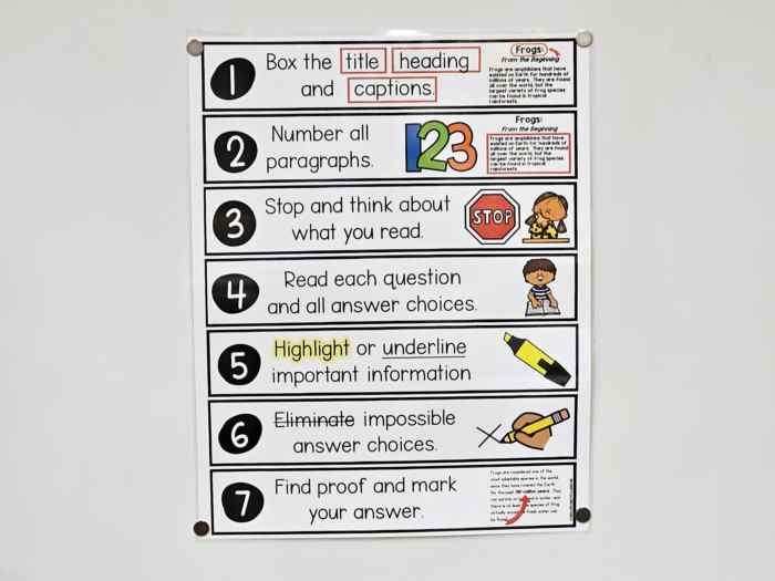 7 Steps to Reading Success Anchor Chart [Hard Good] – Option #2