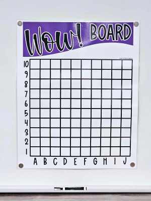 WOW! Board Anchor Chart [Hard Good] - Option #13 Purple