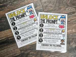 MINI Anchor Charts: Unlock the Prompt