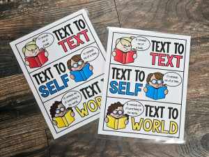 MINI Anchor Charts: Making Connections