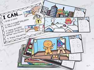 Search and Spot [Gingerbread Theme - Skill: Alphabet]