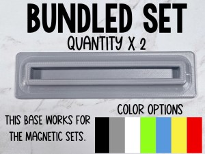 Desktop Anchor Chart Stand BASE Only [Can be used with Magnetic set] - BUNDLE SET OF 2