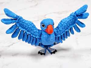 Carolyn's Classroom Critters: Parrot (Blue)