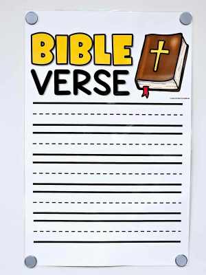 Bible Verse Anchor Chart [Hard Good] - Option 1