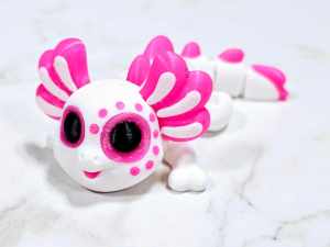 Carolyn's Classroom Critters - Axolotl - Neon Pink