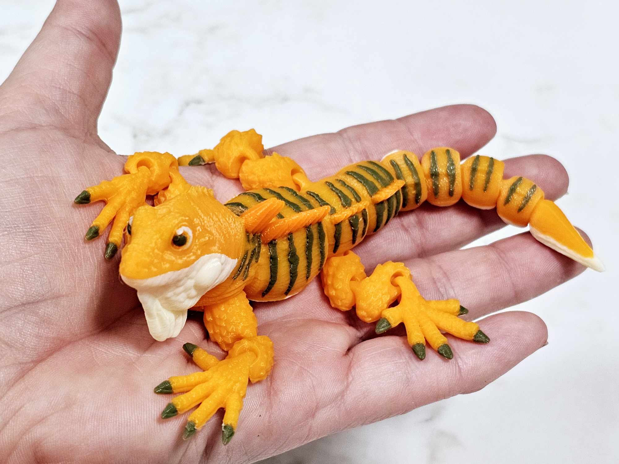 Carolyn's Classroom Critters: Iguana (Orange) - Image 3