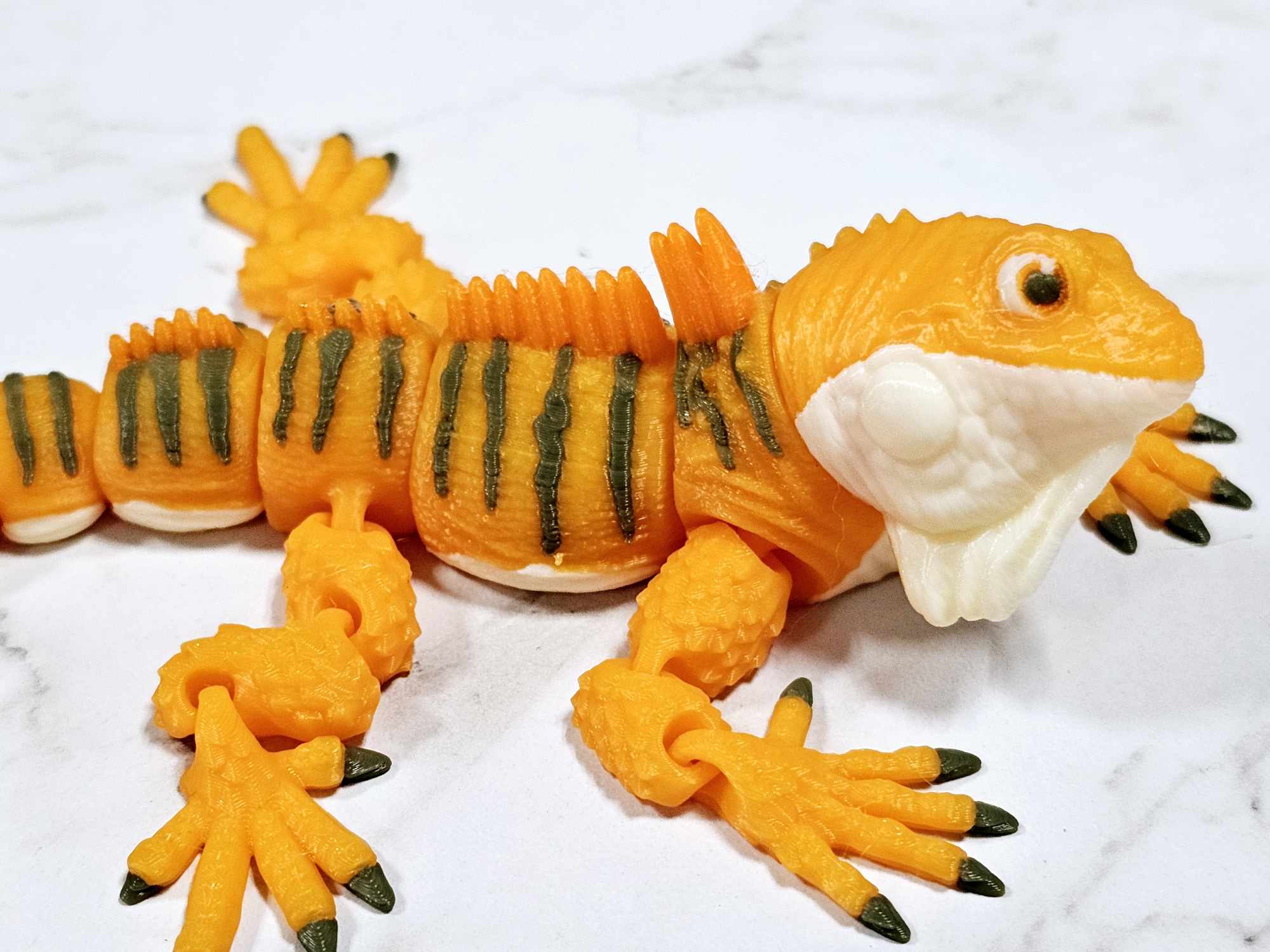 Carolyn's Classroom Critters: Iguana (Orange) - Image 4