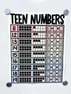Teen Numbers [Hard Good] - Option #1