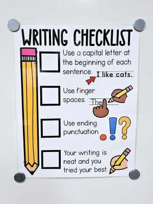 Writing Checklist Anchor Chart [Hard Good] - Option #1