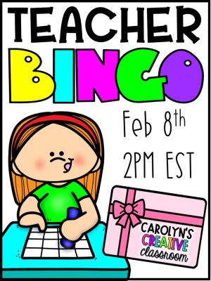 Teacher BINGO - Download & Print your cards!