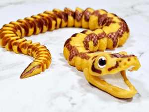 Carolyn's Classroom Critters: Snake Ball Python (Gold and Copper)
