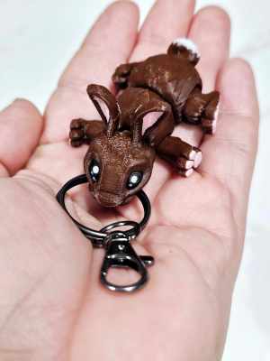 Key Chains: Brown Bunny