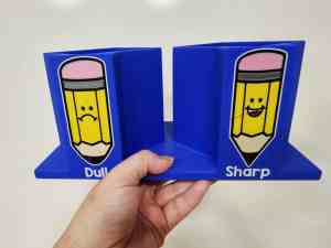 Discounted Pencil Station #1 - Blue (BOX #2)