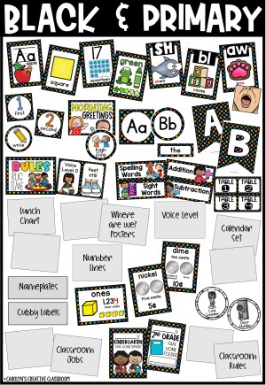 Ultimate DECOR BUNDLE: Black & Primary