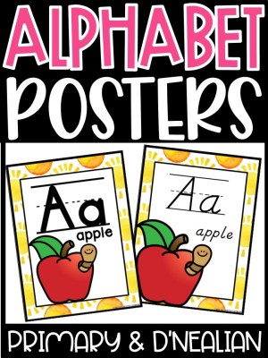 Sunny Alphabet Posters - Sunny Classroom Decor