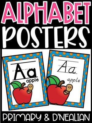 Alphabet Posters - Cookies Decor
