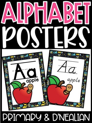 Alphabet Posters - Science Classroom Decor