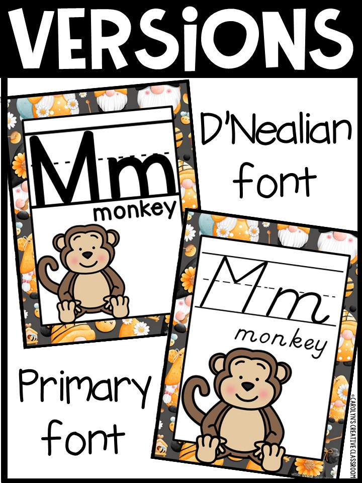 Alphabet Posters - Gnomes Decor - Image 2
