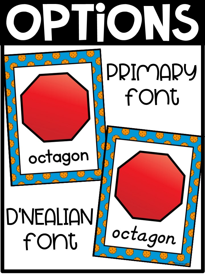Shape Posters | Cookies Classroom Decor - Image 2
