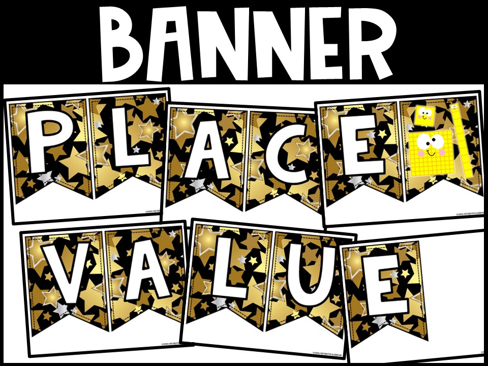 Place Value Posters and Banners | Movie Stars Classroom Decor - Image 2