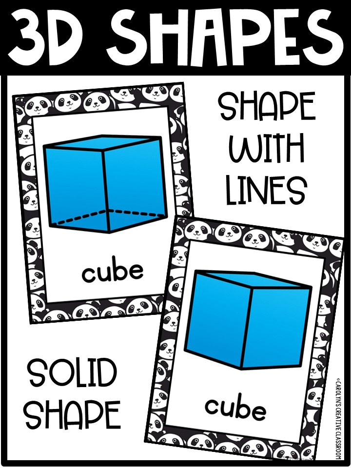 Shape Posters | Panda Classroom Decor - Image 3