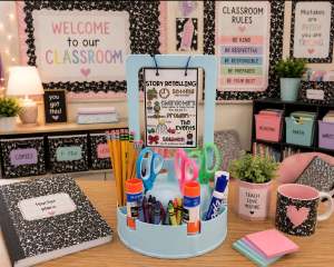 PRESALE BUNDLE OF 6: Classroom Supply Caddy | Teacher Classroom Organizer (6 or 12 slots)