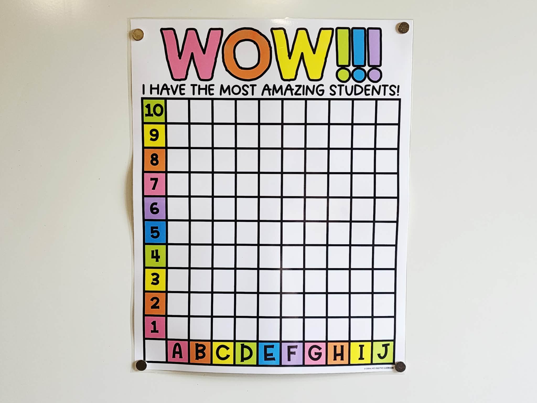 WHOA! Board Anchor Chart - Option #14 I have the most amazing students - Image 6